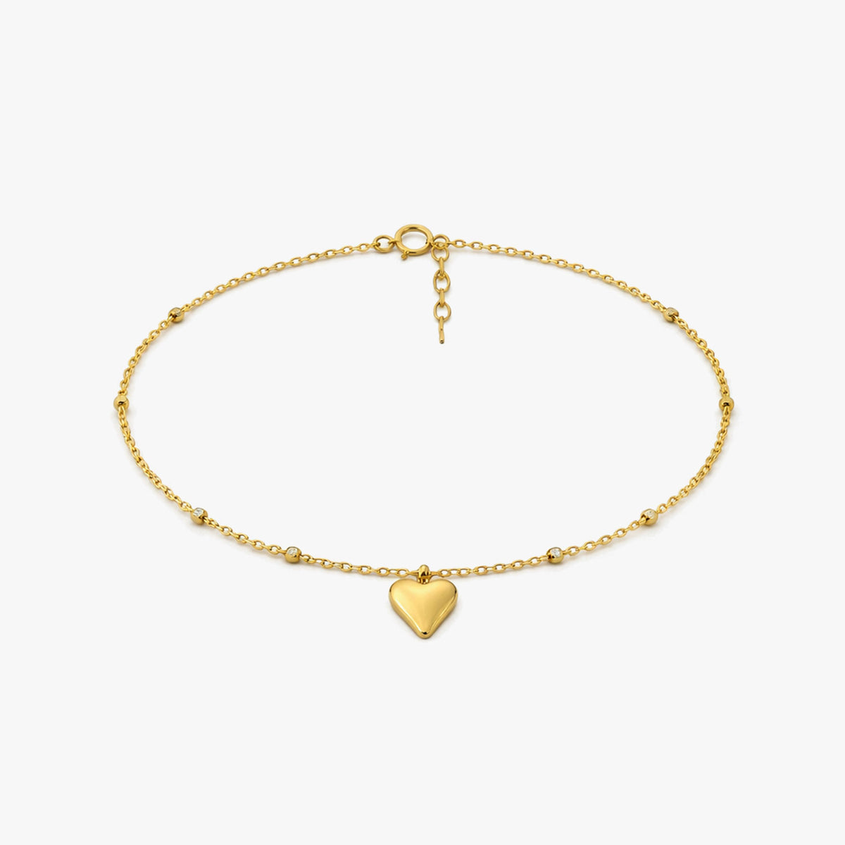 Iria Silver Anklet
