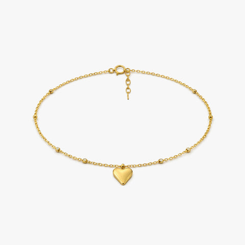 Iria Silver Anklet