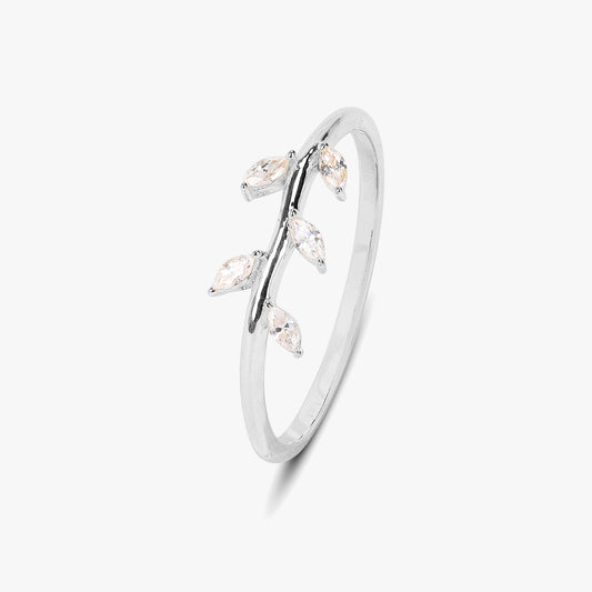 Qira Zirconia Adjustable Ring