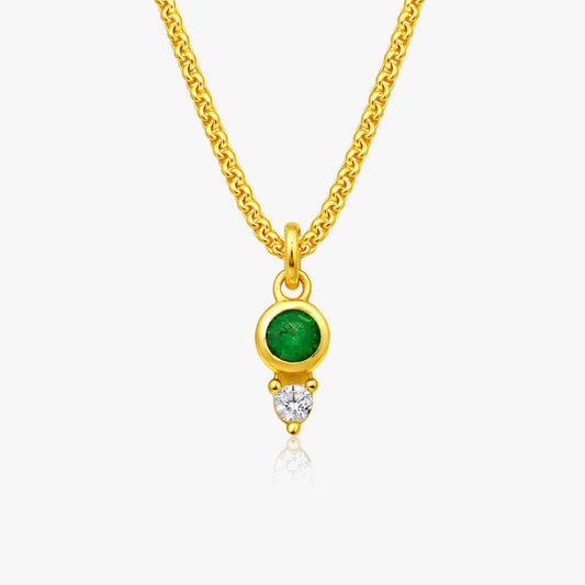 Lucy Silver Zirconia Necklace
