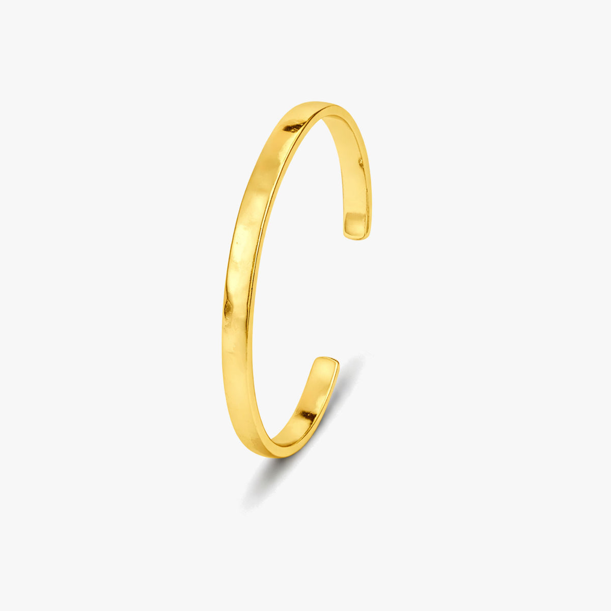 Rina Silver Hammered Bangle