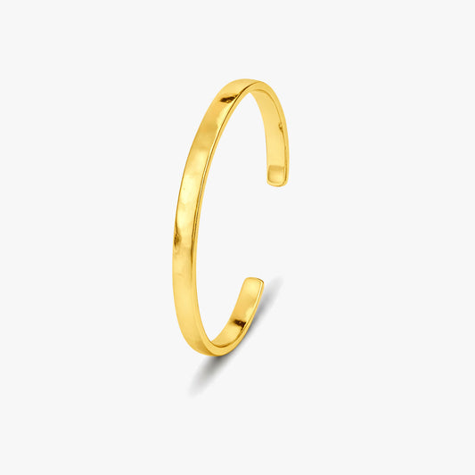 Rina Silver Hammered Bangle