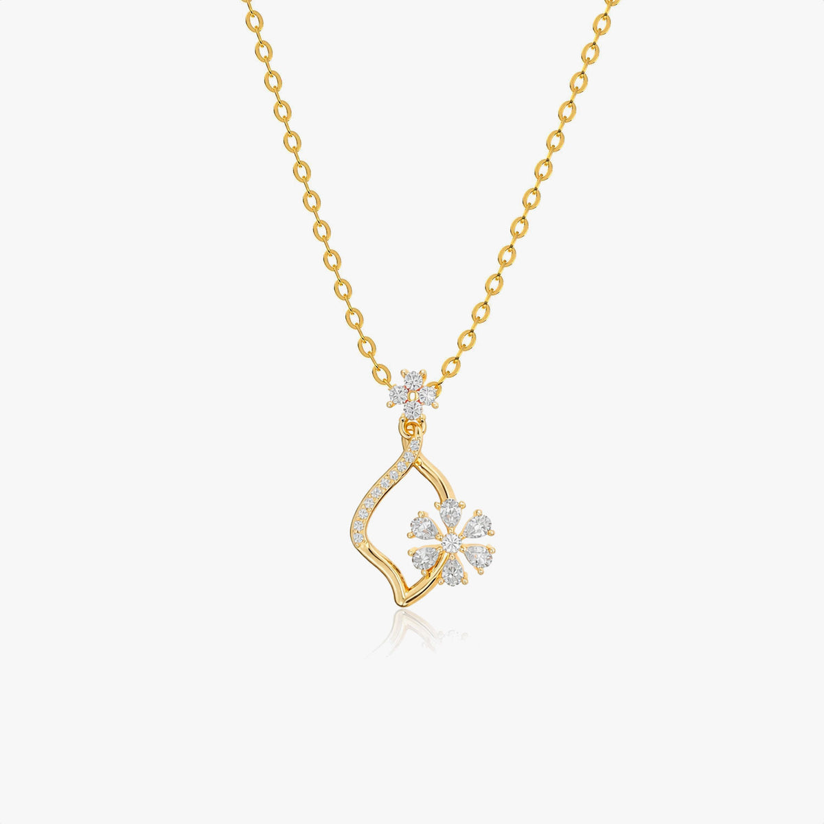 Crea Silver  Necklace