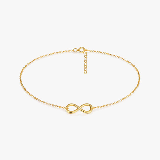 Mira Silver Infinity Anklet