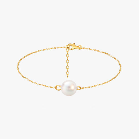 Enna Silver Pearl Anklet