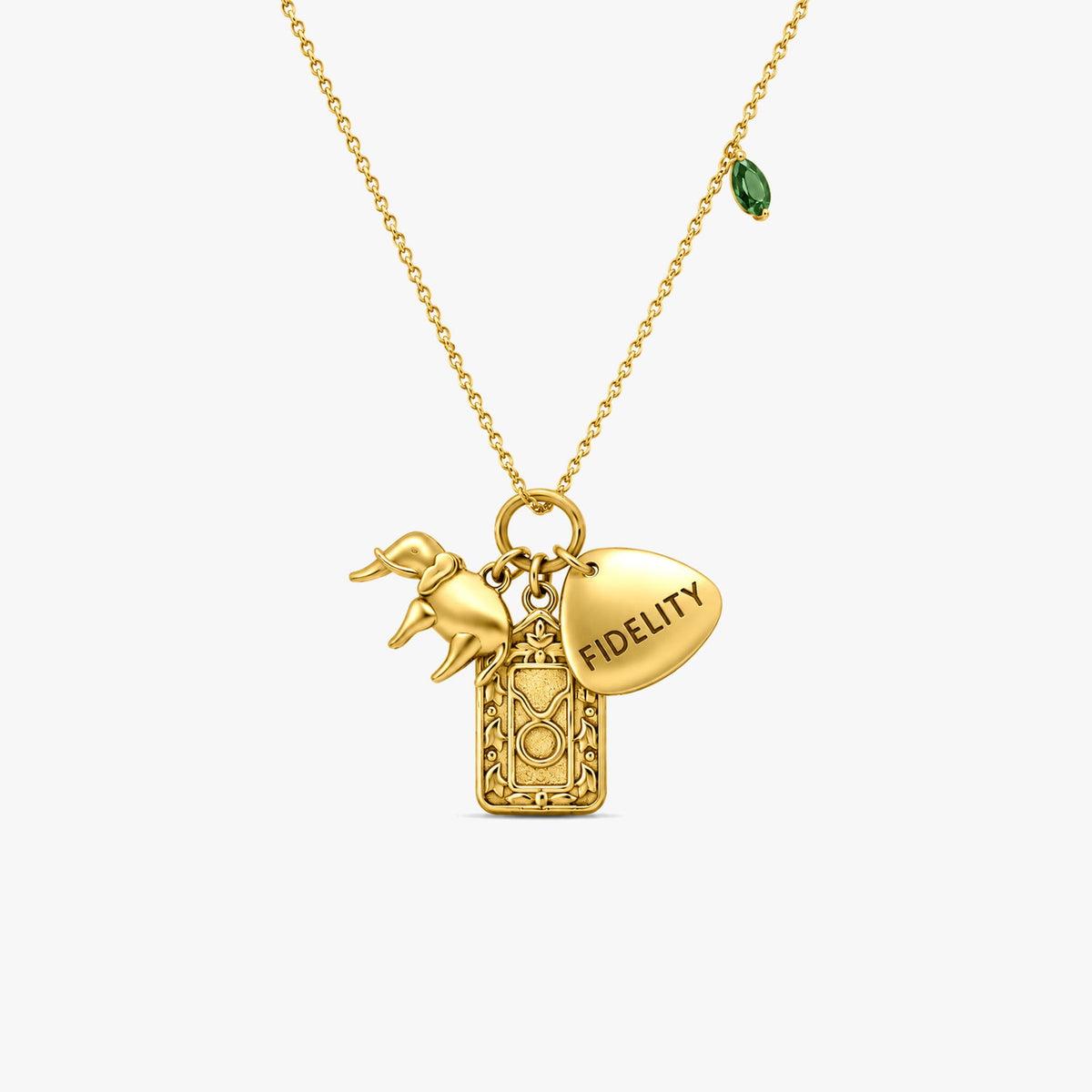 Ziva Silver Taurus Zodiac Necklace
