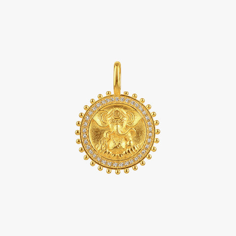 Kane Silver Ganesh Pendant