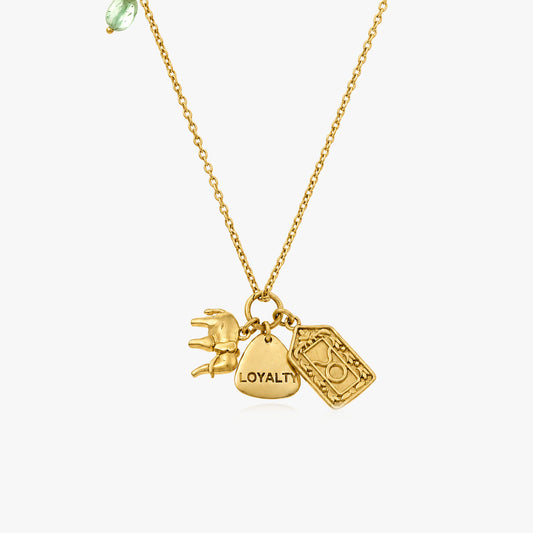 Ada Silver Emerald Necklace