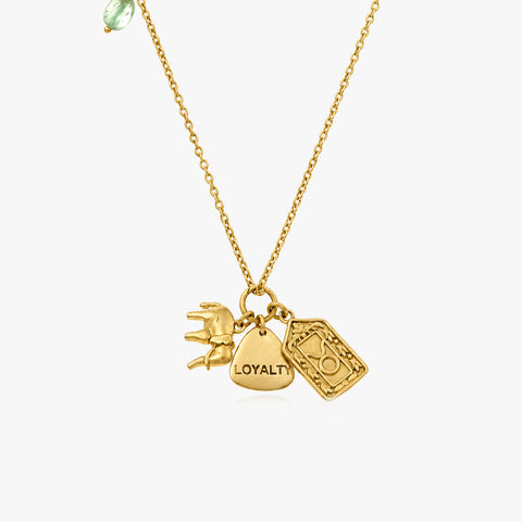 Ada Silver Emerald Necklace
