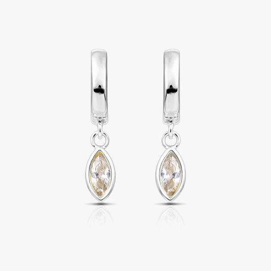 Ree Silver Zirconia Earrings