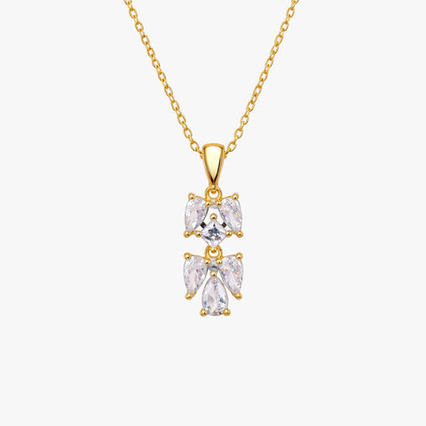 Nyra Silver Zirconia Necklace