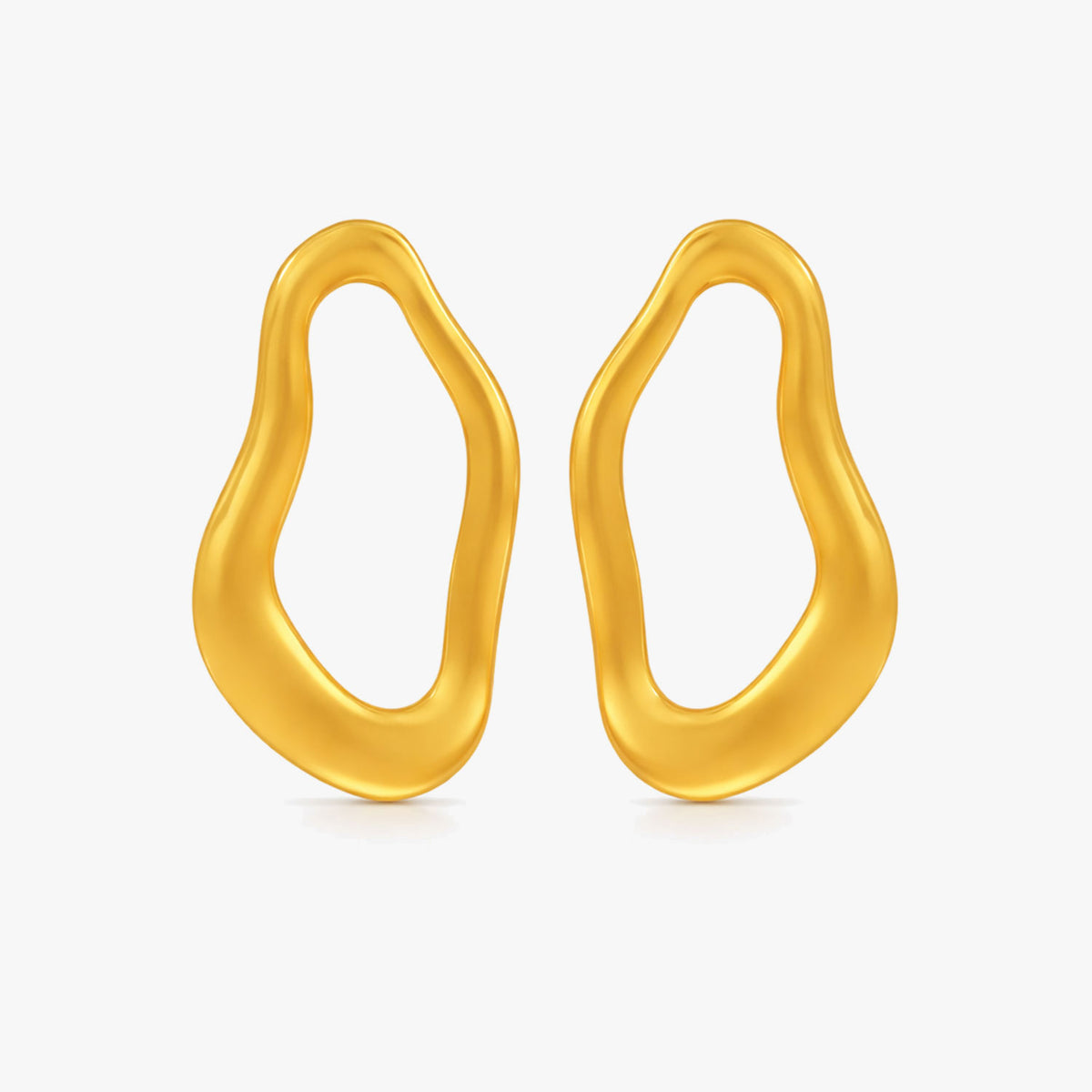 Noa Silver Organic Earrings