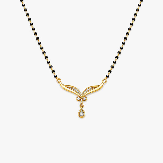 Aiko Silver Mangalsutra