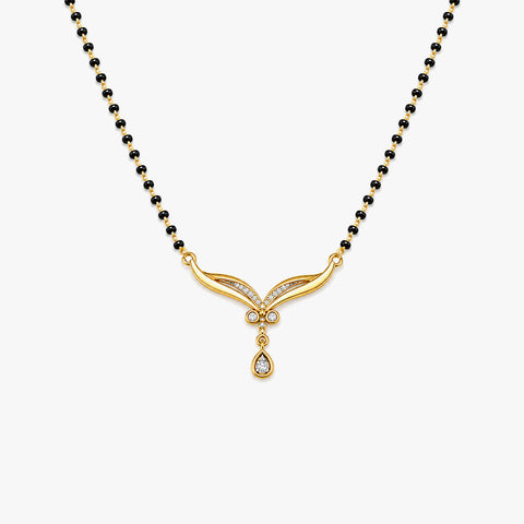 Aiko Silver Mangalsutra