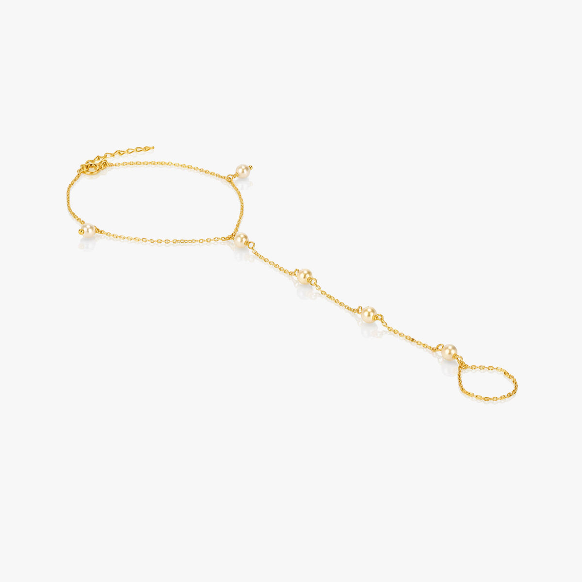 Gyra Silver Pearl Bracelets