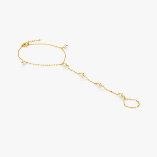 Gyra Silver Pearl Bracelets