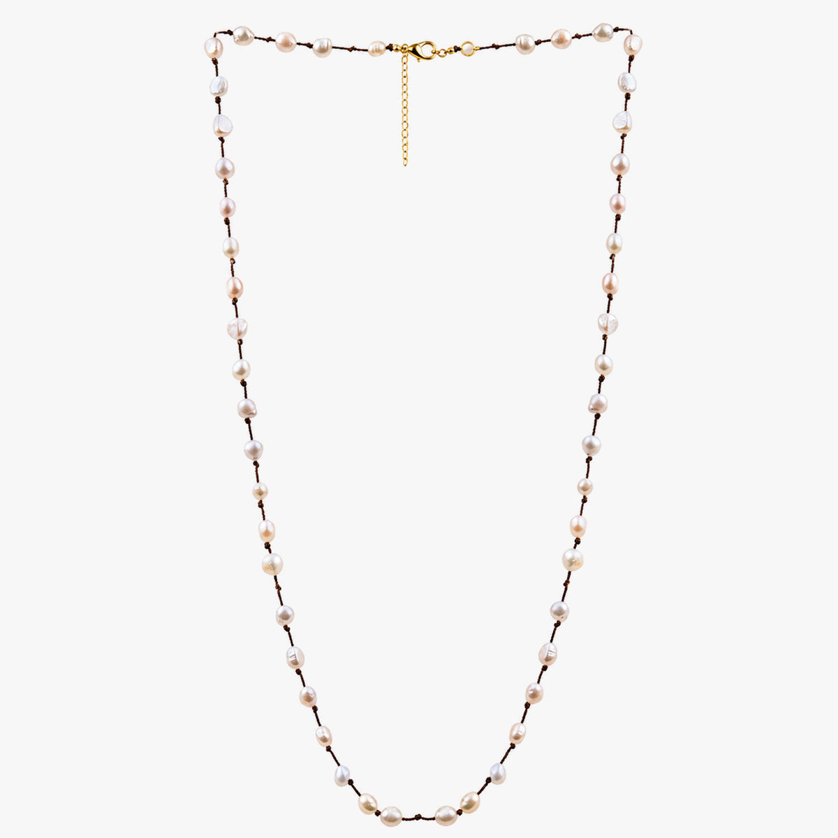 Ella Silver Pearl Necklace