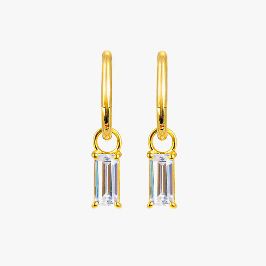 Luni Silver Zirconia Earrings