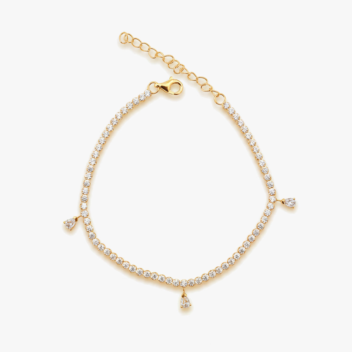 Kate Silver Diamond Bracelet