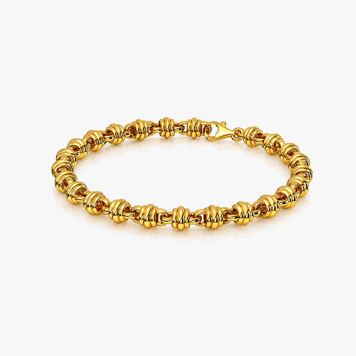 Jude Silver Bangle Bracelet