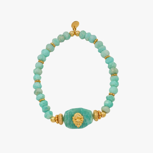 Aria Silver Amazonite Bracelets