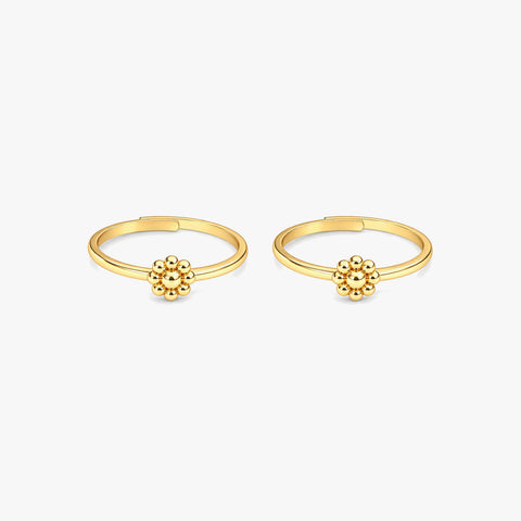Arli Silver Toe Ring