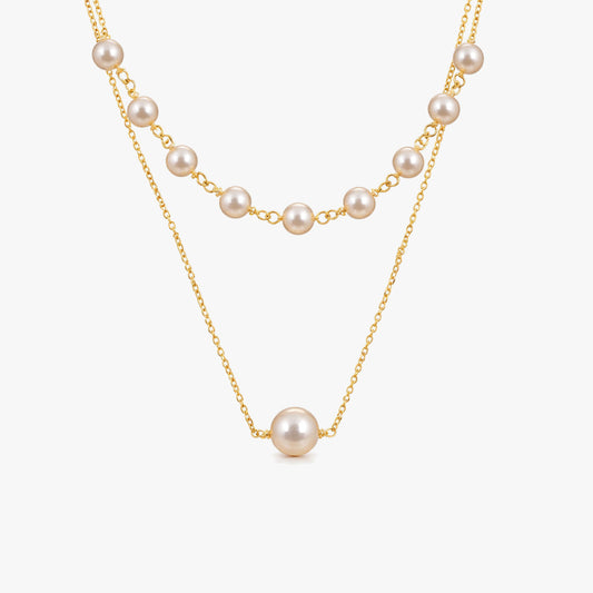 Seya Silver Pearl Necklace
