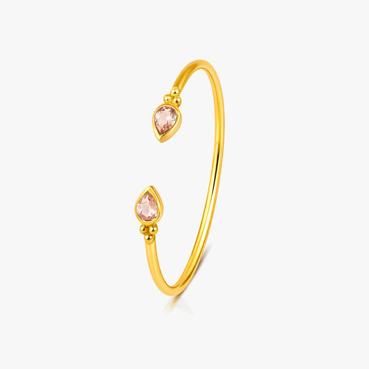 Sia Silver Quartz Bangle
