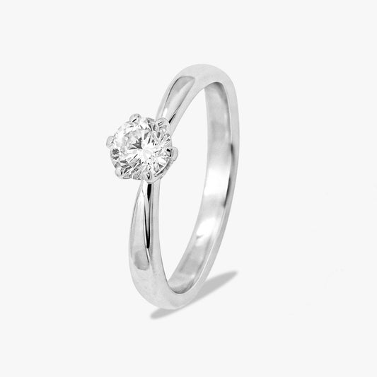 Nina Silver Diamond Adjustable Ring