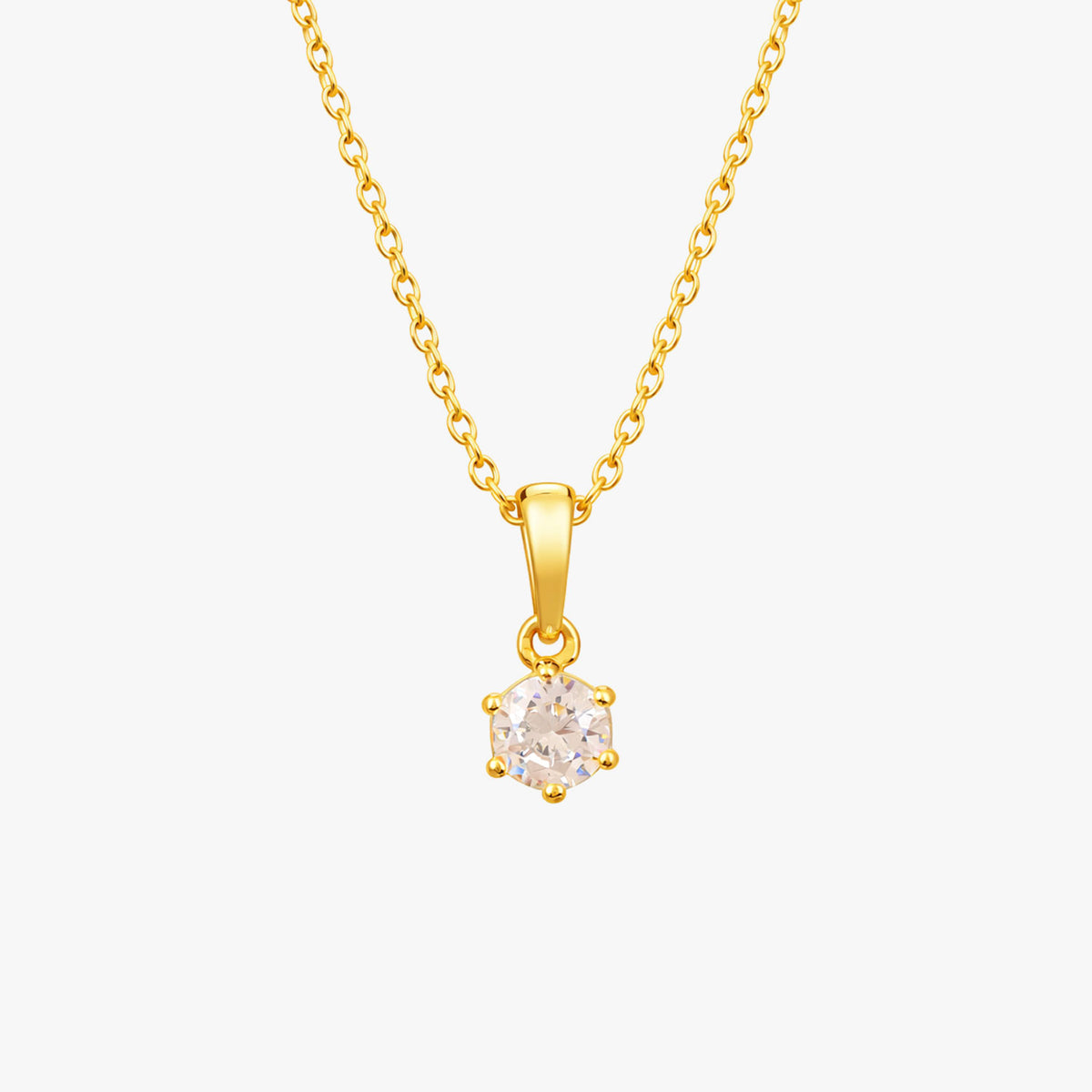 Kate Silver Diamond Necklace