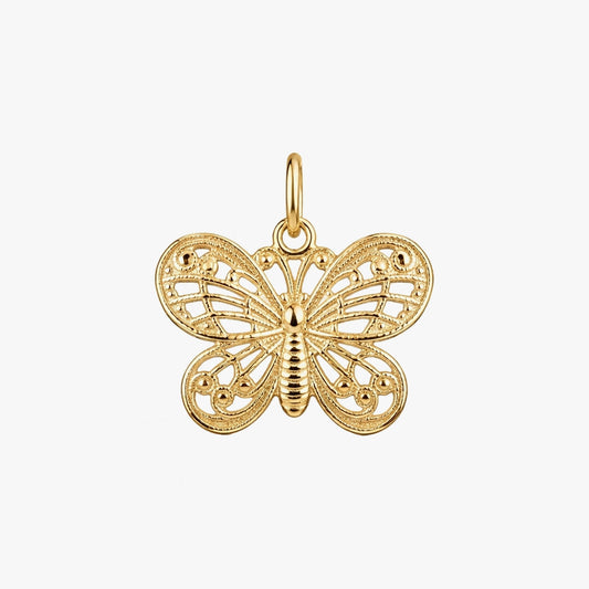 Ava Silver Butterfly Pendant