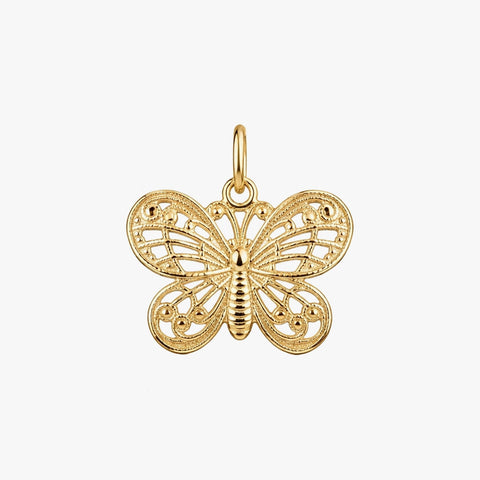 Ava Silver Butterfly Pendant