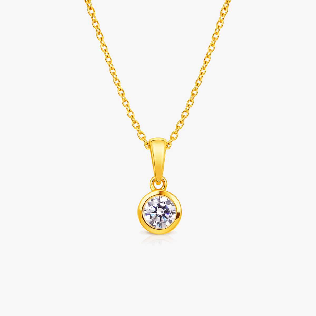 Ria Silver Diamond Necklace