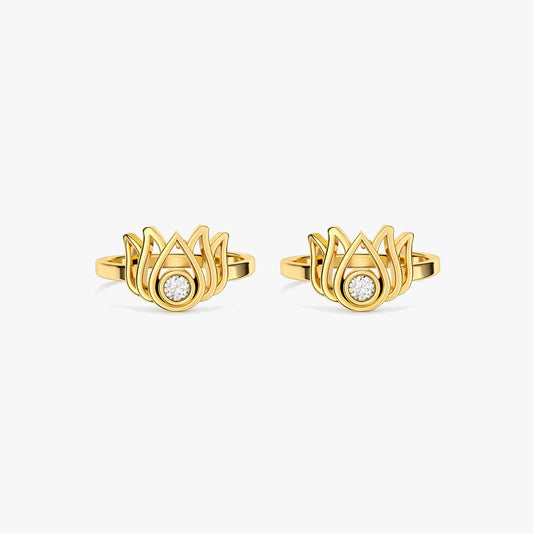 Aeni Silver Toe Ring