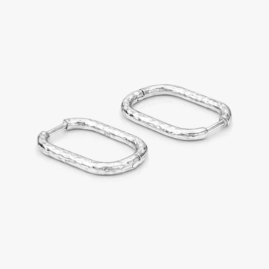 Ira Silver Huggies Earrings