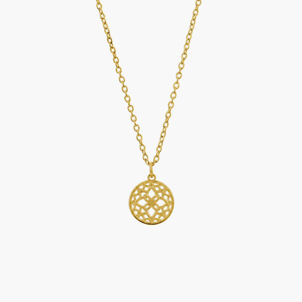 Mia Silver Floral Necklace
