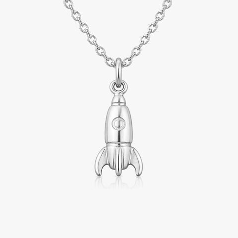 Ava Silver Rocket Necklace