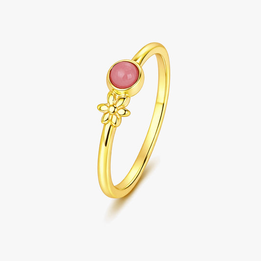 Ana Silver Quartz Adjustable Ring