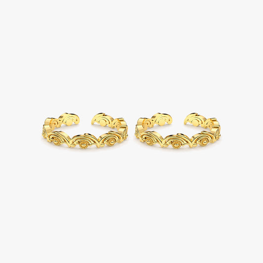 Cyna Silver Toe Ring