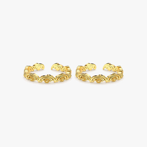 Cyna Silver Toe Ring