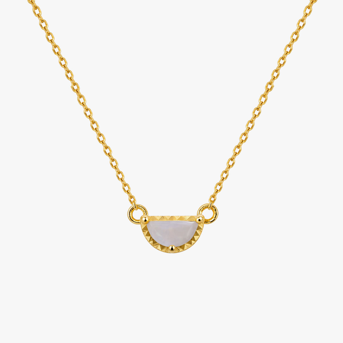 Mia Silver Chalcedony Necklace
