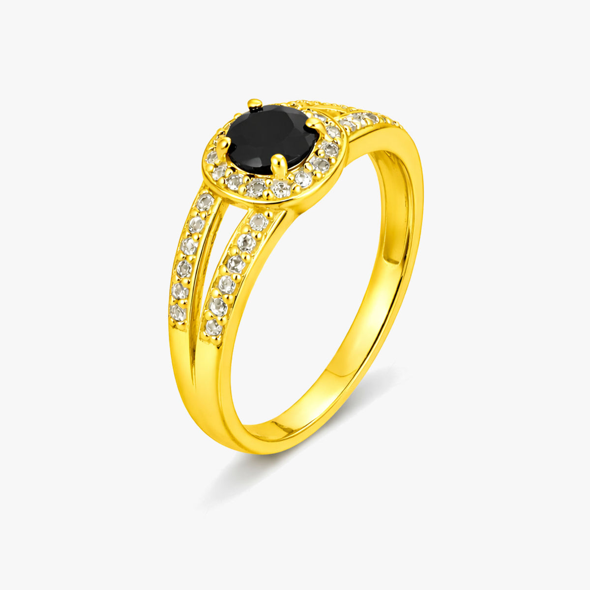 Lia Silver Topaz Adjustable Ring