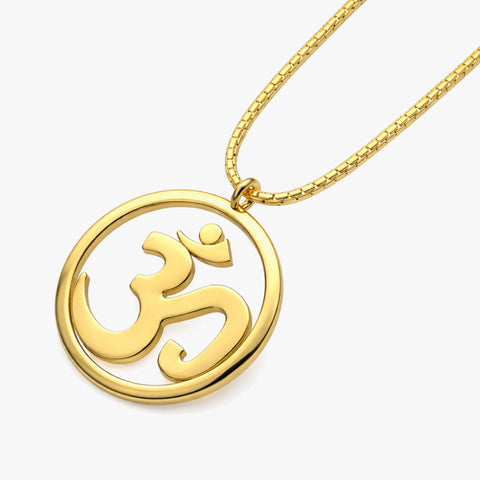 Asto Silver OM Necklace