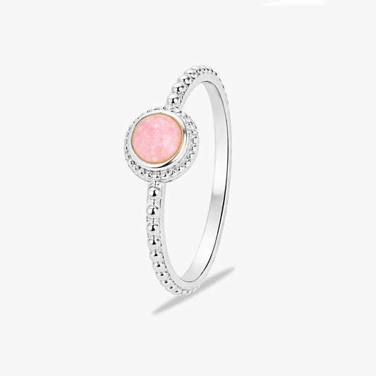 Toi Silver Quartz Adjustable Ring