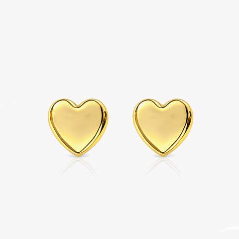 Uma Silver Heart Earrings