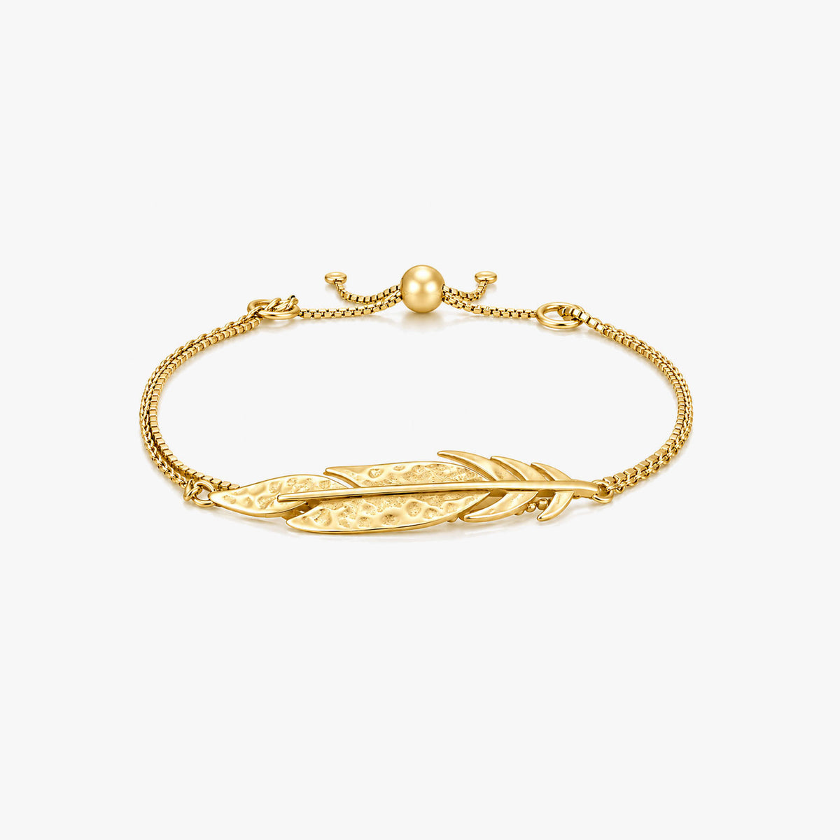 Rae Silver Leaf Bracelets