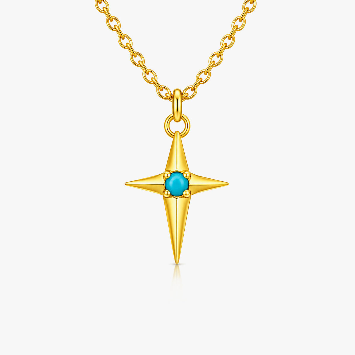 Lily Silver Magnesite Necklace