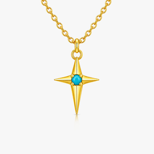 Lily Silver Magnesite Necklace