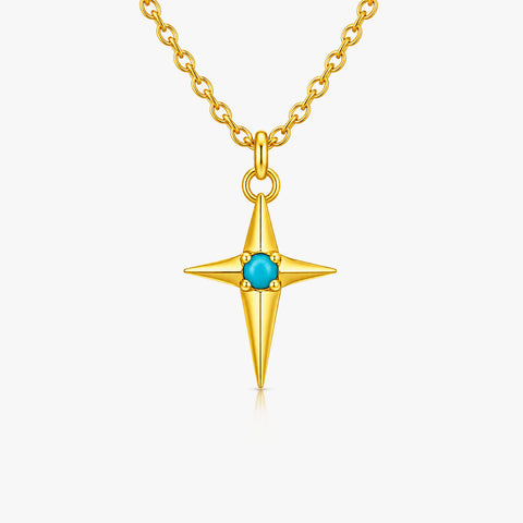Lily Silver Magnesite Necklace