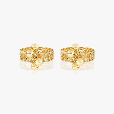 Myna Silver Toe Ring
